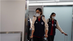中国女排抵达日本参加东京奥运测试赛